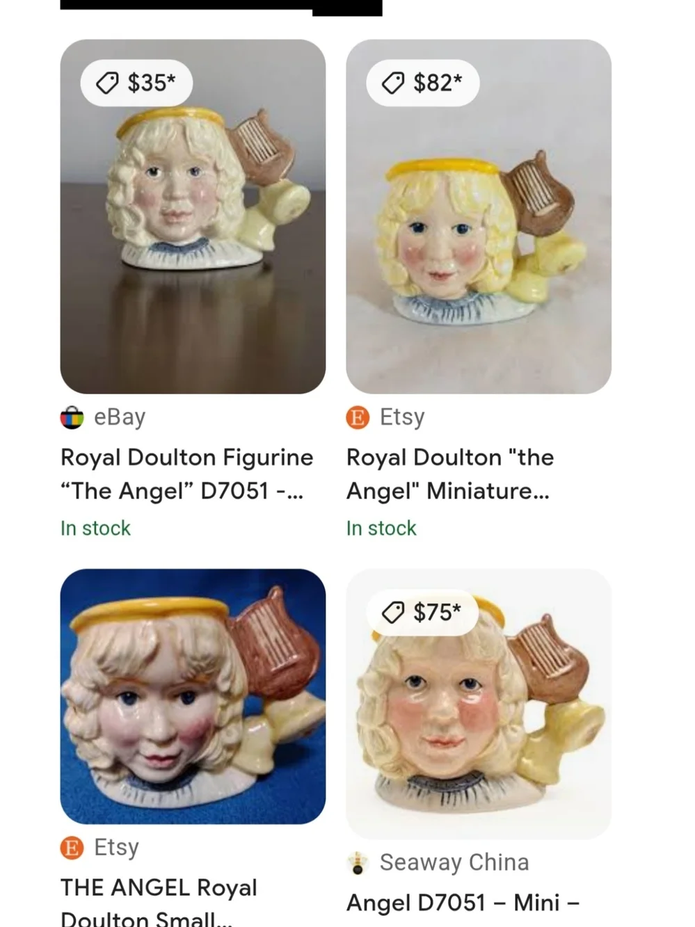 3 Vintage Royal Doulton Ceramic Toby Jugs Angel, Peele, Array In Various Size